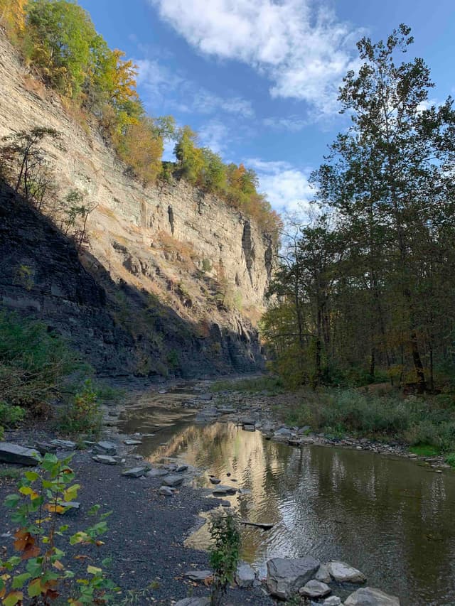 Hike at Taughannock Gorge Trail